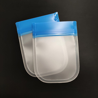 En gros, ensemble de mini-sachets biodégradables réutilisables à fermeture éclair pour aliments, sacs de rangement en PEVA pour pilules avec impression offset pour le sucre