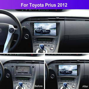 Radio de Coche Podofo Doble DIN de 9'' con Android, Carplay y Android Auto para Toyota <span class=keywords><strong>PRIUS</strong></span> <span class=keywords><strong>2012</strong></span>, RDS HIFI, Venta al por Mayor OEM - Product Image 4
