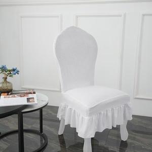 Áo phủ ghế kiểu châu Âu mới chất liệu spandex/polyester, viền dày, co giãn, chống trơn trượt, chống mài mòn, giặt tay được, mềm mại - Product Image 5