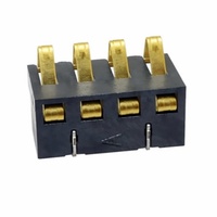 3/4Pin Connecteur de Batterie Pression Positive 2.5PH Patch de Soudage Interne 6.4 Hauteur Colonne Contact Mâle Siège
