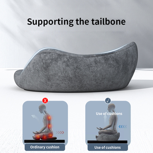 Cojín y Silla de Meditación Ergonómicos Rellenos de Espuma Viscoelástica para Entrenamiento de <span class=keywords><strong>Mindfulness</strong></span>, Extraíbles y Lavables - Product Image 4