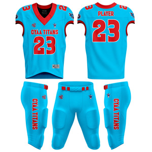 Tenue de sport respirante pour le football américain avec uniforme personnalisé pour équipe et numéro, fournisseur OEM, tenue d'entraînement pour équipe, uniforme de football - Product Image 1