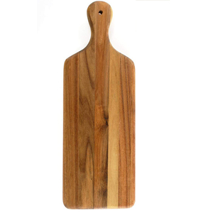 <span class=keywords><strong>Planche</strong></span> à découper rectangulaire en <span class=keywords><strong>bois</strong></span> d'acacia avec poignée Gravure laser personnalisée pour la cuisine à domicile - Product Image 3