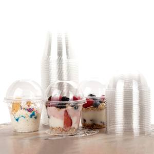 Logo personnalisé bols à <span class=keywords><strong>fruits</strong></span> emballage alimentaire clair rond 12oz 16oz 32oz Deli conteneur avec couvercles - Product Image 4