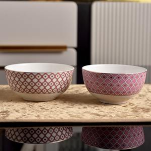 Vente en gros d'usine, service de table en céramique moderne de luxe, bol et assiette tendance avec boîte cadeau et service de table - Product Image 3