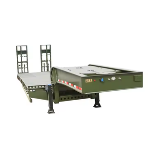 Semirremolque de plataforma baja de acero de 2/3/4 ejes para camiones - Product Image 1