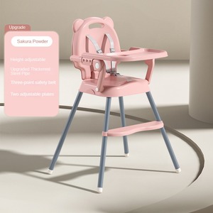 Sedia da pranzo per bambini con cintura di sicurezza regolabile pieghevole sedia per mangiare bambino alimentazione alta Chairfor bambini - Product Image 4