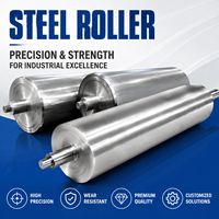 Rouleau de pression en caoutchouc à âme en acier, direct usine, revêtement antiadhésif, pour imprimante laser et copieur, durable, CE ISO