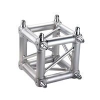 Structure Modulaire en Alliage d'Aluminium Truss-075 pour Scène - Cube d'Angle Portable Robuste pour Éclairage LED à Installation Rapide