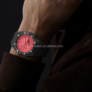 Kit mod pour bracelet de montre en silicone Oak Ga2100 et boîtier de montre en fibre de carbone pour <span class=keywords><strong>G</strong></span> <span class=keywords><strong>Shock</strong></span> <span class=keywords><strong>Ga</strong></span> <span class=keywords><strong>2100</strong></span> - Product Image 1