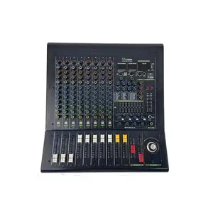 Table de mixage audio professionnelle UL8 à 8 canaux avec lecteur mp3 Usb Console de mixage Dsp Dj Console de mixage audio