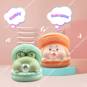 TPR <b>Mini</b> Cute Macaron Stress Relief <b>Bubble</b> Blower Squeeze Toys Home Decoration Desktop Ornaments Soft Crafts Fidget Toys - Product Image 3