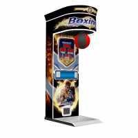 Machine d'arcade de boxe ultime nouvelle version anglaise pression de billetterie électronique en acier inoxydable/métal à pièces de monnaie 1 an