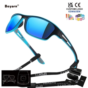 Boyarn New UV400 TAC <strong>TR</strong> Polarized Night Vision Photochromic Sport Sunglasses Fashionable OEM ODM Custom Logo - Product Image 1