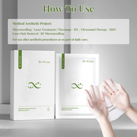 Masque facial à l'acide hyaluronique, hydratation intense, réparation post-laser, réparation de la barrière cutanée pour peaux sensibles, usage professionnel en clinique