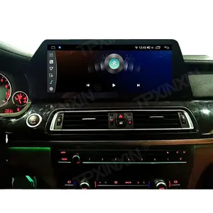 Lecteur multimédia Android 11.0, Navigation GPS, Radio, lecteur DVD de voiture 6 + 128G pour BMW série 7, écran lame