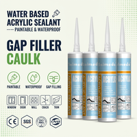 Mastic acrylique latex peignable, étanche, séchage rapide, blanc, adhésif pour murs intérieurs, plafonds, garnitures et remplissage de joints OEM ODM