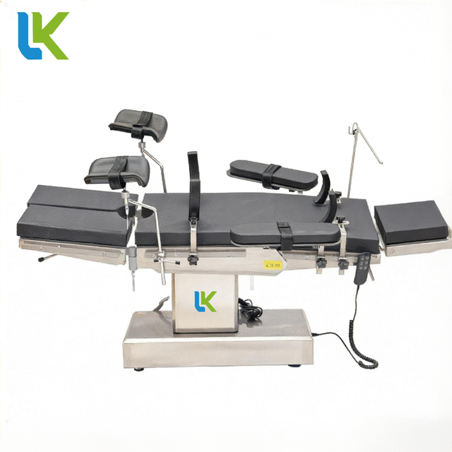 Chinese Manufacturers Three Function Electric Operating Table OT Table Medical Equipment Made of Steel and Metal
