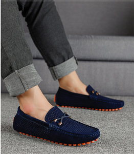 Scarpe Loafer in Pelle da Uomo di Grande Taglia per Tutte le Stagioni, Cucite a Mano, Traspiranti, per Camminata Casual e Guida, OEM - Product Image 1