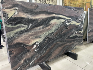 Nube púrpura venas mármol cortado a medida para encimera de cocina Color púrpura losa de mármol revestimiento de pared de mármol - Product Image 6