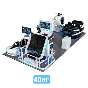 Équipement de parc <span class=keywords><strong>VR</strong></span> commercial, cinéma 9D en réalité virtuelle, salle d'évasion <span class=keywords><strong>VR</strong></span>, station de <span class=keywords><strong>jeu</strong></span> multijoueur, plateforme 3DOF, plus de 100 jeux - Product Image 3