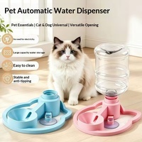 Distributeur d'eau automatique pour animaux de compagnie, sans prise, recharge automatique pour chats et petits chiens