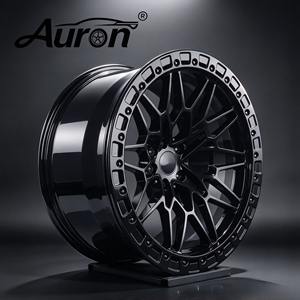 Auron Polished Aluminum Alloy <b>Wheel</b> 17 inch Multi <b>Spoke</b> One Piece Cast for Passenger Car Retrofit Upgrade <b>Wheel</b> Custom <b>Wheel</b> New - Product Image 2