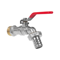 Robinet d'eau Bibcock en laiton pour jardin