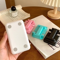 Support de téléphone écologique à fixer sur le bureau, support pliable universel pour smartphones, tablettes, support portable pour appareil photo, Année Pâques