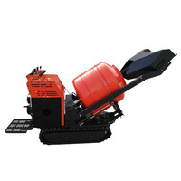 Chine nouvelle marque bétonnières ciment mortier de ciment réservoir de mélange Mini dumper chenillé