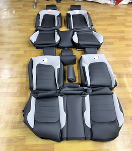 ปลอกหุ้มเบาะรถยนต์<span class=keywords><strong>หนัง</strong></span> PU 3 มิติ คุณภาพสูง ขนาดสั่งทำพิเศษ ใช้ได้กับรถยนต์ทั่วไป ป้องกันเบาะ สำหรับ VW Tiguan L Land Cruiser CR-V S - Product Image 1