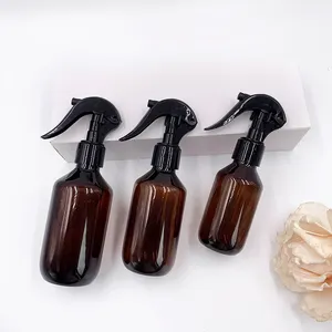 Toptan yüksek quality10ml 30ml 50ml 60ml 100ml 120ml yuvarlak şekil ambalaj ince sis PET plastik sprey şişesi