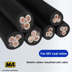 <span class=keywords><strong>Cables</strong></span> de Alimentación Móviles LINGZHI MY-0.38/0.66KV 3x10+1x10 de 3mm Cuadrados, para Minas de Carbón Subterráneas, Ignífugos, Antiexplosivos, de Cobre - Product Image 2