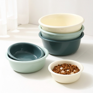 Ceramic Pet <strong>Bowl</strong> Eco-Friendly Large Capacity Manufacturer Wholesale Multi Colors <strong>Round</strong> <strong>Bowls</strong> for Small Medium Large Cats or <strong>Dogs</strong> - Product Image 4