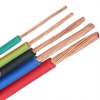 Fil conducteur en cuivre massif BV1.5/BV2.5/BV-4 isolé en PVC IP65 450V/750V, homologué pour les applications industrielles et de construction
