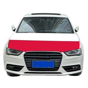 Vente en gros 120x150cm Pologne Housses de capot de voiture avec motif drapeau, abordables, résistantes à l'usure et durables - Product Image 2