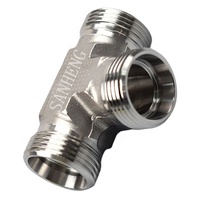Sanheng vente en gros hydraulique Union tuyau soudage forgé Types une pièce mâle té hydraulique tuyau adaptateurs de tuyau Joints raccords