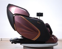 Fauteuil de massage corporel complet en cuir PU pour usage domestique avec fonction d'étirement yoga et design portable pour les mains, les jambes, la taille, les pieds et les bras
