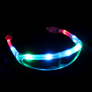 Adultos LED Night Bar Party Gafas Mujeres Hombres Parpadeante Shade Classic Fancy for Graduation Light Gafas para damas Caballeros - Product Image 2