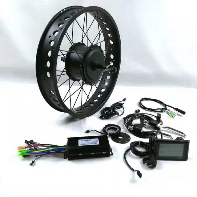 Factory Direct Sell Customized 48v 750w Fat Tire Electric Bike Kit Brushless Geared Hub Motor Ebike Conversion Kits