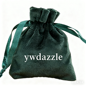 Kustom cetak logo MOQ rendah beludru serut debu hadiah kosmetik kemasan kantung tali tas kecil perhiasan kantong beludru - Product Image 2