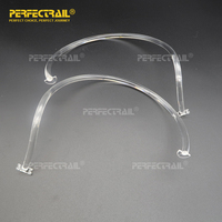 PERFECTRAIL Auto pièces phare feux diurnes plaque de guidage Tube DRL pour Land Rover Defender 2020-