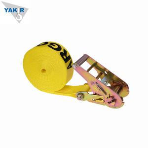 Correa de Amarre de Alta Resistencia de 5T, Color Naranja, Correa de Sujeción de Carga con Trinquete, Correa de Poliéster, 1 Año de Garantía, Plana - Product Image 3