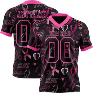 Camiseta de fútbol personalizada, uniforme de práctica transpirable con cuello en V sublimado para hombres, mujeres, camiseta de equipo juvenil - Product Image 1