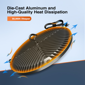 Nhà để xe kho Chiếu Sáng IP65 IP65 100W 150W 200W 300W 100-110lm/W DOB LED UFO ánh sáng bay cao cho bãi đậu xe siêu thị - Product Image 4