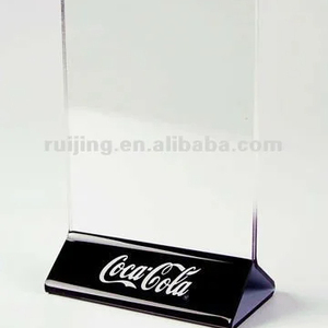 Tốt nhất thân thiện với môi Morden <span class=keywords><strong>acrylic</strong></span> đơn chủ đứng kích thước 4x6 inch với logo in ấn cho các nhà hàng hoặc quán bar - Product Image 5