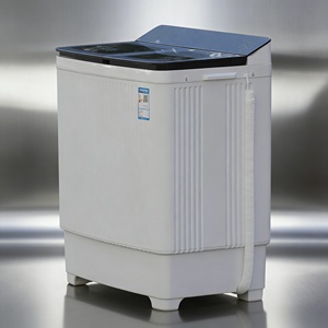 Machine <span class=keywords><strong>à</strong></span> laver semi-automatique <span class=keywords><strong>à</strong></span> double cuve en acier inoxydable de 15 kg, <span class=keywords><strong>ouverture</strong></span> <span class=keywords><strong>par</strong></span> <span class=keywords><strong>le</strong></span> haut, grande capacité, machines <span class=keywords><strong>à</strong></span> laver les vêtements - Product Image 3