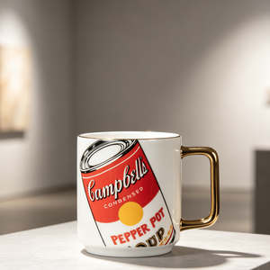 Taza <span class=keywords><strong>de</strong></span> Porcelana <span class=keywords><strong>de</strong></span> la Serie 'Lata <span class=keywords><strong>de</strong></span> Sopa' <span class=keywords><strong>de</strong></span> Arte Pop Nórdico Premium - Gran Capacidad, Diseño Retro Vibrante, Embalaje en Caja <span class=keywords><strong>de</strong></span> Regalo, Apta para Lavavajillas - Product Image 2
