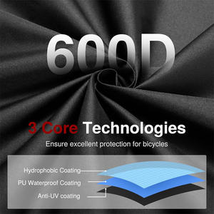 <span class=keywords><strong>Housse</strong></span> <span class=keywords><strong>de</strong></span> <span class=keywords><strong>vélo</strong></span> <span class=keywords><strong>de</strong></span> <span class=keywords><strong>transport</strong></span> imperméable pour 2 vélos, en tissu 600D résistant, pour le stockage en extérieur - Product Image 3