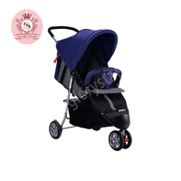 Poussette bébé de luxe légère en lin pliable avec cadre en alliage d'aluminium, ceinture de sécurité à cinq points, taille de voyage, poussette pour nouveau-né, charge de 15 kg